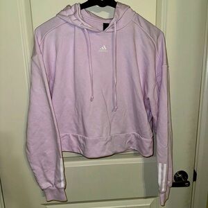 Adidas semi cropped hoodie